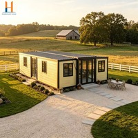 Maison modulaire de luxe de 40 pieds avec 2 chambres et salle de bain, villa préfabriquée - Zhonghuan Living