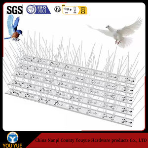 Paku pengusir burung Stainless Steel 304, jalur daya luar ruangan pengusir kucing lembar fabrikasi logam untuk perlindungan bangunan - Product Image 2