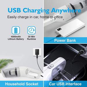 Aspirateur sans fil portable haute puissance rechargeable 4000 mAh, 6000 Pa, mini aspirateur à main sans fil pour voiture, vente chaude - Product Image 6