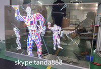 Écran tactile OLED transparent de 55 pouces pour les points de vente en libre-service, les magasins de détail, les centres commerciaux et les ascenseurs, résolution FHD