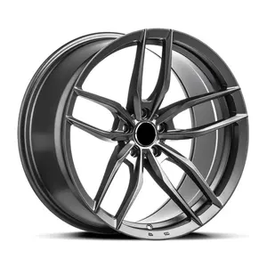 Whells Car Forged Wheel 5x112 5x120 18 19 20 Inch 5-Split Spoke Forged Aluminum Alloy Wheel Rim for Sports Cars Luxury Cars