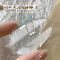 Support de présentation en acrylique transparent pour la pratique des étudiants en nail art, support pour faux ongles, vente en gros d'autres fournitures pour ongles