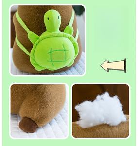 Vente chaude multi-taille 25CM-90CM Capibara tortue sac à dos <span class=keywords><strong>dauphin</strong></span> en peluche jouet confortable cadeau d'anniversaire jouets en peluche - Product Image 5