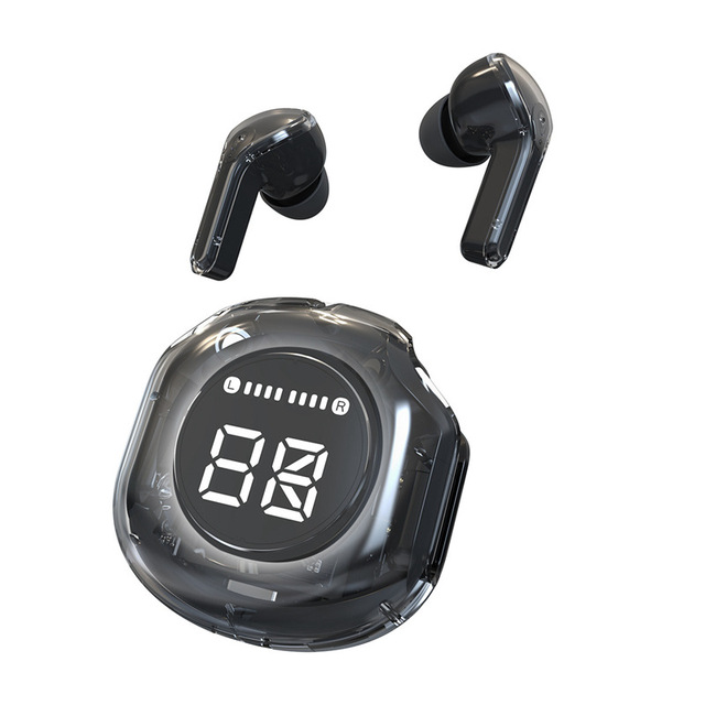TWS Earbuds Fashionable LED Digital Display Wireless In-Ear Headset JL Chipset Digital Battery for Music