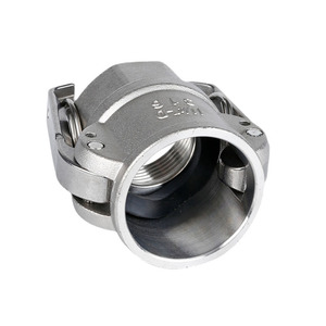 Adaptateur à poignée plate en acier inoxydable 316, raccord rapide de type D femelle avec filetage interne - Product Image 1