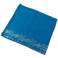 Bestseller Dünn streifen Frauen Dubai Strass Schal Schal Arab Muslim Jersey Hijab Mit Stein