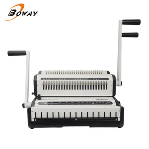 Boway WW2500 Lược Xoắn Ốc Đục Lỗ Dây Xoắn Ốc Cuộn Dây Xoắn Ốc Và Đôi Ràng Buộc Vòng Máy Đóng Gáy Hoàn Hảo - Product Image 3