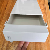 Aangepast export groot formaat NFT hydrocultuur kweekgootsysteem voedselveilige PVC voor eenvoudige bediening sla aardbei
