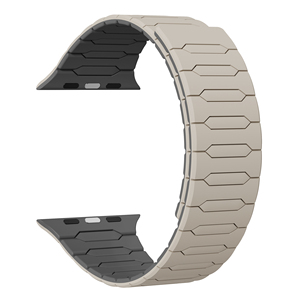 CM Nouveau <span class=keywords><strong>bracelet</strong></span> magnétique en silicone de haute qualité et puissant pour <span class=keywords><strong>Apple</strong></span> <span class=keywords><strong>Watch</strong></span> Ultra 3 S11 S10 49mm 46mm 45mm 44mm 41mm 40mm - Product Image 2