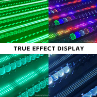 Barra de Luces LED Matrix Strobe de 500W, Doble Fila, DMX RGBW, Pixel Bar Wash Light para Clubes, DJ, Efectos de Iluminación de Escenario YB48A, Precio al por Mayor