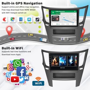(Stock en EE. UU.) Radio Estéreo para <span class=keywords><strong>Auto</strong></span> Podofo de 9 Pulgadas con Android 13 para <span class=keywords><strong>Subaru</strong></span> <span class=keywords><strong>Legacy</strong></span>/Outback 2010-2016, Carplay, Android <span class=keywords><strong>Auto</strong></span>, GPS, WiFi, Cámara de Reversa - Product Image 2