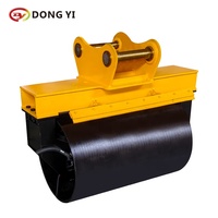 Compacteur à tambour en promotion – Idéal pour diverses mini-excavatrices, construction routière et compactage de pentes