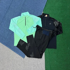Ensemble de veste de course à manches longues respirante et à séchage rapide pour homme et pantalon de <span class=keywords><strong>sport</strong></span> pour l'entraînement en <span class=keywords><strong>salle</strong></span> et les sports de plein air, vente en gros - Product Image 1