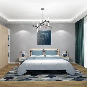 Lüks yatak odası takımları otel 5 yıldız mobilya ana yatak odası setleri otel projesi