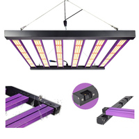 Barre de lumière LED pour culture à prix avantageux, détachable, LM281B, 240W, 320W, 480W, 480 watts, 4, 6, 8 barres, dimmable, spectre complet pour les étagères de plantes