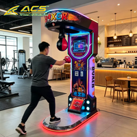 Machine d'arcade de boxe à monnayeur ACS Source Factory, test de force de frappe, affichage numérique LCD, système de récompense, usage commercial