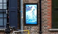 Hohe Helligkeit 2500nit Outdoor Ip65 Wasserdicht 43 "55" Zoll TV Kapazitiv Wand montage Outdoor Digital Lcd Werbe bildschirm