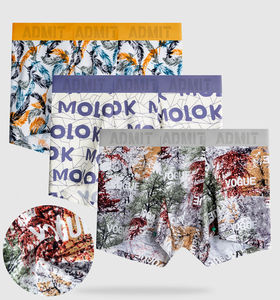 Caleçon confortable en nylon souple pour hommes, slip ample pour hommes, taille longue, vente à chaud, caleçon avec logo pour hommes, culotte et sous-vêtement - Product Image 1