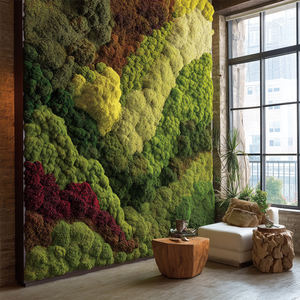 プレディメイドカスタムオフィスデコレーション3Dリアルナチュラルモスウォールアートフレーム安定化保存モスウォールパネル - Product Image 4