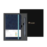 Cuaderno Inteligente de Cuero con Hilo Premium, Páginas Impresas Digitalmente y Sincronización con la Aplicación Smartpen