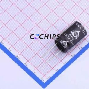 ตัวเก็บประจุอิเล็กโทรไลต์อะลูมิเนียมแบบ Through-Hole รุ่น NFC 400V47 ขนาด 16*25 มม. ความจุ 47uF 20% แรงดัน 400V กระแส 364mA ความถี่ 120Hz - Product Image 1