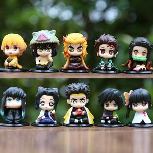 Oferta Especial: Muñecos de PVC de 5 Estilos de Personajes de Anime como Tanjirou, <span class=keywords><strong>Nezuko</strong></span>, <span class=keywords><strong>Zenitsu</strong></span> e Inosuke, Lindos <span class=keywords><strong>y</strong></span> Animados, para Niños - Product Image 1