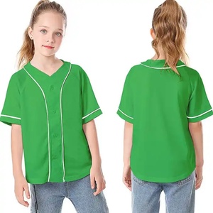 Camisetas de Béisbol para Niños con Cuello y Logotipo Personalizado Cosido, con Etiqueta Personalizada - Product Image 4