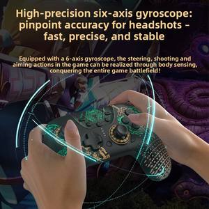 COLMI Switch2 para Wireless Pro Controller para NS OLED <span class=keywords><strong>Zelda</strong></span> Black Myth Wukong Game Controller Vibration - Product Image 3