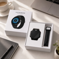 Boîte d'emballage personnalisée pour montre connectée écologique avec insert en EVA/carte en papier, boîte pour électronique intelligente, conception ODM et OEM gratuite
