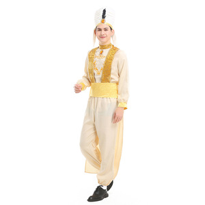 Disfraz de Príncipe Árabe <span class=keywords><strong>Aladdin</strong></span> para Hombre, Traje de Salón de Baile, Ropa de Escenario y Baile, Disfraces de Cosplay para Adultos, Gran Venta 2024 - Product Image 3