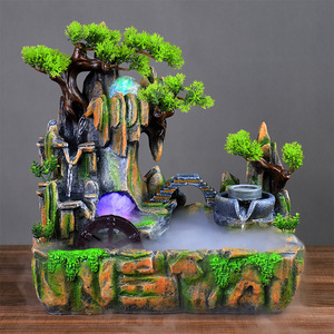 <span class=keywords><strong>Fuente</strong></span> <span class=keywords><strong>de</strong></span> agua Zen decoración Feng Shui rocalla <span class=keywords><strong>fuente</strong></span> <span class=keywords><strong>de</strong></span> agua corriente cascada rocalla <span class=keywords><strong>fuente</strong></span> con luz LED - Product Image 4