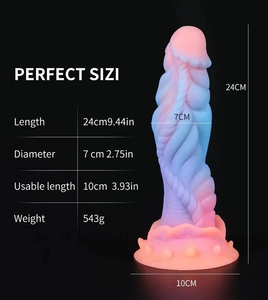 Dildo réaliste multicolore avec sangle réglable, stimulation anale, dildo en SILICONE pour homme, femme, couple, SM, jouet lesbien - Product Image 2