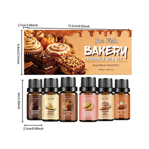 <b>Christmas</b> Aromatherapy Bakery Fragrance <b>Oil</b> Set with Lavender Scent 60ml 6 Bottles Natural Plant <b>Oil</b> for Home Air Freshener - Product Image 2