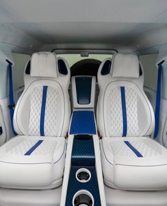 Per Mercedes-Benz Classe G W463, W464 e W465, Pacchetto Interni G <span class=keywords><strong>Station</strong></span> <span class=keywords><strong>Wagon</strong></span>, Coprisedili in Pelle Stile Popolare - Product Image 2