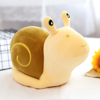Großhandel Super Weiches Schnecken-Plüschkissen Kawaii Stofftier Sofa-Dekokissen Kinder Schlaf-Plüschtier Geschenk