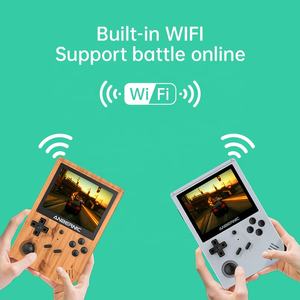 <span class=keywords><strong>Console</strong></span> <span class=keywords><strong>de</strong></span> <span class=keywords><strong>jeu</strong></span> classique en ligne RG351V avec écran rétro, wi-fi, 3.5 pouces, pour psp, sfc, gba - Product Image 3