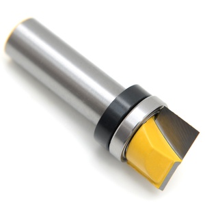 Đáy làm sạch <span class=keywords><strong>Router</strong></span> <span class=keywords><strong>bit</strong></span> bản lề mortising <span class=keywords><strong>bit</strong></span> với Shank mang 3 Flute Carbide Tipped Flush cắt tỉa Cutter-1/2 "Shank - Product Image 5