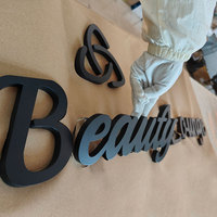 Lettres en métal 3D CNC pour entreprise, lettres de marque, logo mural pour magasin, enseignes extérieures pour entreprises