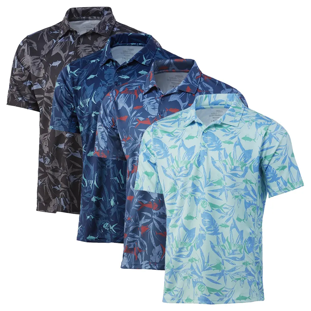 men's polo shirts Golf Polo T Shirts Embroidered Logo Plain Short Sleeve Casual fishing Polo Shirts