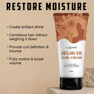 Crème frisante à l'huile d'argan Hydrate Defrizz Add Shine <span class=keywords><strong>Curl</strong></span> Care Defining Cream - Product Image 4