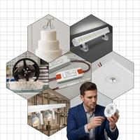 Alimentation LED ultra-mince 24W 12V 2A 24V 1A pour miroir intelligent à détection de mouvement, driver LED AC/DC pour miroir de salle de bain rétroéclairé