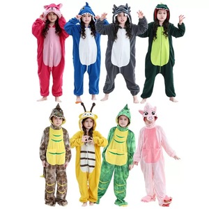 Combinaison <span class=keywords><strong>Kigurumi</strong></span> pour toute la famille, 6 styles, requin, <span class=keywords><strong>dragon</strong></span>, dinosaure, singe, en flanelle ultra-douce, pour adultes et enfants - Product Image 1