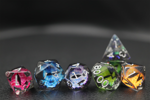 High Quality NEW <strong>Polyhedral</strong> Dragon Eye Rainbow Color <strong>Dice</strong> 7pcs Set <strong>Standard</strong> <strong>Size</strong> in Stock - Product Image 6