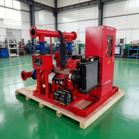 Pompe centrifuge électrique/diesel pour incendie, 90 kW, 1000 GPM, 10 bars, ISO9001, pour système de chaudière d'usine de papier et de pâte à papier