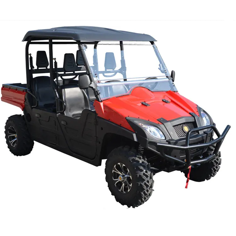 Qualité supérieure 4WD véhicule utilitaire ferme ATV 4 places essence ODES marque moteur 800cc 4x4 UTV à vendre (TKU800-P4)