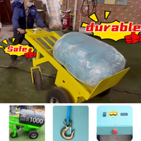 Chariot motorisé certifié CE à bas prix, capacité 1000 kg, avec dispositif de fixation pour structures gonflables de parcs d'attractions, chariot électrique pour remorque