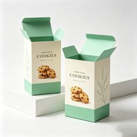 Scatole per Alimenti Pieghevoli Biodegradabili in Materiali Riciclati Personalizzate per Biscotti, Ciambelle, Torte, con Finestra