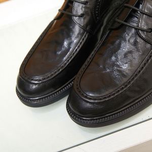 Chaussures en cuir pour hommes 2025 à bout carré, décontractées, tendance, basses, marron et noir, pour l'extérieur, le printemps et l'été - Product Image 2