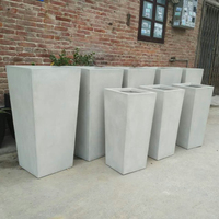 Prix usine maison jardin extérieur grande poterie d'intérieur en gros Fiber argile Pots de plantes Pots de fleurs et jardinières