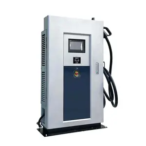 Ngoài Trời 30kW 40kW 60kW OCPP Tiêu Chuẩn Châu Âu CCS ChadeMo Nhanh DC Tầng Gắn EV Trạm Sạc Cho EV